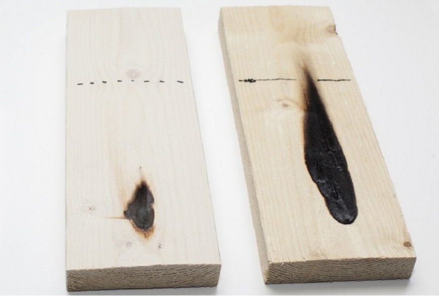 Нове вогнезахисне покриття деревини